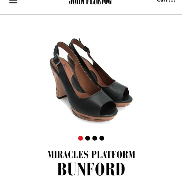 John Fluevog Shoes - John Fluevog Miracles Platform Bunford Open Toe 7